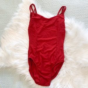 Red leotard